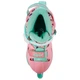 Детские ролики размер 34-37 d колес – 6.5 см. Розовый Skates 186035 - изображение 6