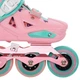 Детские ролики размер 34-37 d колес – 6.5 см. Розовый Skates 186035 - изображение 10
