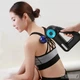 Портативный ручной массажер Massage Gun для тела и мышц 12 в 1 перкуссионный электрический для спины, шеи, ног, плеч - изображение 4