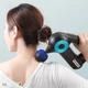 Портативный ручной массажер Massage Gun для тела и мышц 12 в 1 перкуссионный электрический для спины, шеи, ног, плеч - изображение 5
