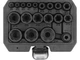 Набор торцевых головок YATO TORX Plus EP4-EP32 квадрат 1/4" 3/8" и 1/2" 19 шт YT-05197 - изображение 1