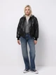 Куртка из искусственной кожи женская Colin's CL1076417BLK M Black (8684112818832) - изображение 3