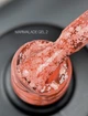 Гель-лак мармеладный Saga Marmalade M002 персиковый с конфетти 9 мл - изображение 2