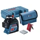 Линейный лазерный нивелир Bosch Professional GLL 3-80 (30 м - 120 м с приемником) красный лазер (24934) - изображение 1
