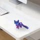 Игрушка антистресс 3D Кот подвижный 16 см Фиолетовый (WJ2002-2) - изображение 2
