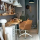 Конференц-крісло світло-коричневого/білого кольору IKEA TOSSBERG / LÅNGFJÄLL 095.130.91 - зображення 3
