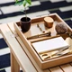 Піднос-таця, латунного кольору, 28x20 см IKEA STOCKHOLM 2025 905.924.51 - зображення 4