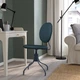 Обертовий стілець, синій IKEA BJÖRKBERGET 604.817.94 - изображение 4