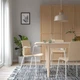 Конференц-стілець, березовий шпон/білий IKEA LÄKTARE 095.031.91 - изображение 4
