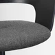 Конференц-стілець, шпон ясена, чорно - темно-сірий IKEA FJÄLLBERGET 004.852.43 - изображение 4