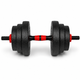 Гантели композитные Champion X-venum 1шт 47см 10.5 кг Черно-Красный - изображение 2