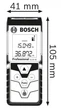 Лазерный дальномер Bosch GLM 40 Professional (AAA 1.5V, 40 м) с функцией памяти (24920) - изображение 7