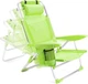 Пляжне крісло Outtec 2 в 1 з функцією шезлонга Sun Lite Лаймове 187736 (5907766664925) - зображення 2