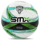 М'яч футбольний професійний №5 SOCCERMAX (PU, Білий-салатовий) (FB-5049_Білий-салатовий) - зображення 1