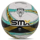 М'яч футбольний професійний №5 SOCCERMAX (PU, Білий-салатовий) (FB-5049_Білий-салатовий) - зображення 2