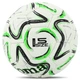 Мяч футбольный №5 TPU Joma EGEO II (№5, 4 сл., сшитый вручную, белый-зеленый) (401413-117-T5_Белый-зеленый) - изображение 2
