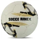 М'яч футбольний професійний №5 SOCCERMAX FIFA (PU, Білий-золотий) (FB-7996_Білий-золотий) - зображення 1