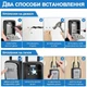 Подвесной металлический мини сейф для ключей uSafe KS-05s, с крючком и паролем, Серый (0326) - изображение 5