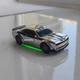 Дрифт мини машинка на радиоуправлении Додж Dodge Challenger SRT Hellcat Mini Drift 1:43, 4WD, 15 км/ч, LED подсветка, USB зарядка Серебристый - зображення 5