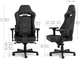 Компьютерное кресло для геймера Noblechairs Hero ST Black Edition (NBL-HRO-ST-BED) - изображение 6