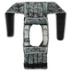Жилет утяжелитель с регулируемым весом LiveUp WEIGTH VEST LP8195-10 1-10кг (нейлон, наполнитель-металлические шарики, черный-серый) - изображение 10