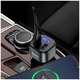FM трансмиттер Hoco E67 Fighter Bluetooth для автомобиля с быстрой зарядкой QC3.0 и двумя USB портами - изображение 4