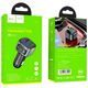 FM трансмиттер Hoco E67 Fighter Bluetooth для автомобиля с быстрой зарядкой QC3.0 и двумя USB портами - изображение 6