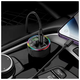FM-трансмиттер Hoco E82 Guerrero Bluetooth для автомобиля с быстрой зарядкой 30 Вт USB Type-C и 2 USB Type-A - изображение 7