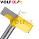 Фреза полегшена погружна пазова пряма VOLFIX FZ-120-410 d12 D57 h15 (FZ 120-410 d12) - зображення 6
