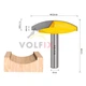 Фреза пазова фасонна VOLFIX FZ-120-240 d8 (FZ-120-240 d8) - зображення 2