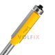 Фреза обкаточна пряма з нижнім підшипником VOLFIX FZ-120-222 d8 h-40 (FZ-120-222 h-40 d8) - изображение 7