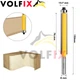 Фреза обкаточна пряма з нижнім підшипником VOLFIX FZ-120-229 d8 (FZ-120-229 d8) - изображение 2