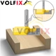 Фреза полегшена погружна пазова пряма VOLFIX FZ-120-410 d8 D57 h15 (FZ 120-410 d8) - зображення 3
