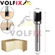Фреза обкаточна пряма з верхнім підшипником VOLFIX FZ-120-491 d8 (FZ-120-491 d8) - изображение 2