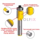 Фреза обкаточна пряма з нижнім підшипником VOLFIX FZ-120-220 h12.7 d8 (FZ-120-220 h12.7 d8) - изображение 5