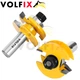 Комплект фрез №4 VOLFIX з 3-х фрез для мебельної обв'язки з фільонкою (FZ-120-900 + FZ-120-930 d12) - изображение 7