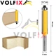 Фреза обкаточна пряма з нижнім підшипником VOLFIX FZ-120-224 d8 (FZ-120-224 d8) - изображение 2