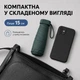 Складной карманный мини-зонтик в футляре 90×52 см, 15 см, 240 г, зеленый - изображение 2
