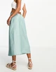 Спідниця Lola May Satin Midi Зелений UK14/L 127349827 - зображення 2