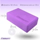 Блок для йоги EasyFit EVA Фиолетовый 4629914 - изображение 6