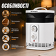 Электрический тепловентилятор CR 6025 с функцией вентиляции, двумя уровнями мощности, для обогрева помещений площадью 15–20 м², напольный, белый, сток с витрины - изображение 5