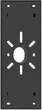 Ramka montażowa Ubiquiti Intercom Wedge Mount (UACC-Intercom-WM) - obraz 5