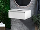 Тумба подвесная Status Ris 60, с умывальником Air 60 - изображение 6