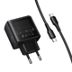 Адаптер сетевой HOCO C to C cable Upgrade charger set C158A |1USB/1Type-C, 45W/3A, PD/QC| 5195377 - зображення 8