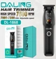 Тример DALING DL-1868 5 Вт для стрижки волосся бороди вусів скронь оформлення контурів компактний ергономічний для домашнього та професійного догляду - изображение 4