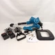 Культиватор ручний електричний з LED-індикатором та 2 акумуляторами, акумуляторний розпушувач ґрунту для грядок, міжрядь і клумб із телескопічною складаною штангою та металевими фрезами, KVD-725-Blue - зображення 15