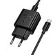 Адаптер сетевой HOCO C to C Cable Star single port PD charger set N76 |25W/3A, PD/QC, GaN| 5209225 - зображення 7