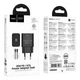 Адаптер сетевой HOCO C to C Cable Star single port PD charger set N76 |25W/3A, PD/QC, GaN| 5209225 - зображення 9
