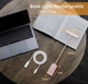 Лампа для читання книг, BookLight, 12 Led, рожева - зображення 5