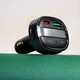 FM-трансмітер Hoco E70 Bluetooth для автомобіля зі швидким заряджанням 30 Вт 3 порти USB Type-C і microSD - зображення 5